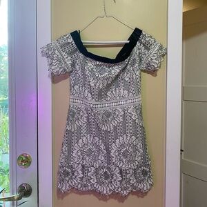 Forever 21 White Floral Lace Dress